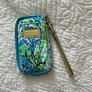 Lilly Pulitzer phone case and wallet wristlet